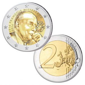 Frankreich 2 Euro-Gedenkmünze 2016 "100. Geburtstag und seinen 20. Todestag" 