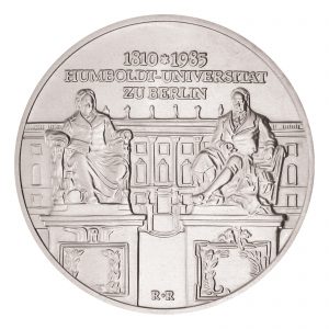 Münze 10 Mark Deutsche demokratische Republik 1985 175 Jahre Humboldt-Universität Berlin