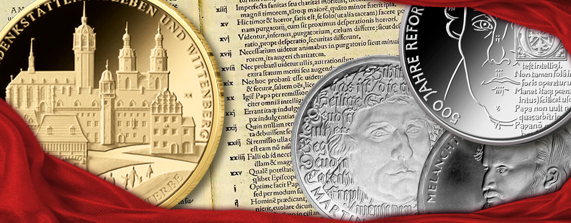 500 Jahre Reformation – Reformation als numismatisches Thema, Luther etc. auf Münzen