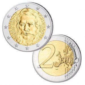 Slowakei 2 Euro-Gedenkmünze 2015 200. Geburtstag von Äudovít Štúr
