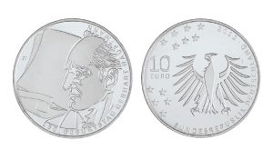 BRD 10 Euro 2012 150. Geburtstag Gerhart Hauptmann, st (CuNi, 14g, Ø 32,5mm), PP (625er Silber, 16g, Ø 32,5mm), Jaeger-Nr. 575