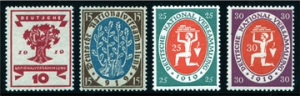 1919 wird in Weimar die Nationalversammlung eröffnet – Deutsches Reich Mi.Nr. 107/110 