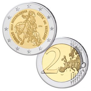 Vatikan 2 Euro-Gedenkmünze 2016 Jahr der Barmherzigkeit