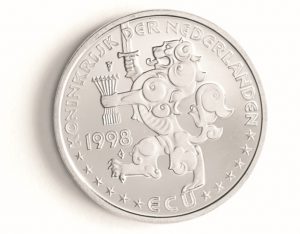 Münze ECU, Variante der Niederlande 1998