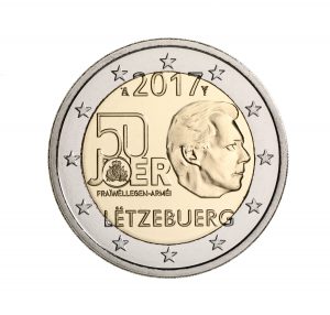 Luxemburg 2 Euro-Gedenkmünze 2017 - 50 Jahre freiwilliger Wehrdienst in Luxemburg