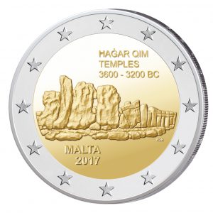 Malta 2 Euro-Gedenkmünze 2017 - Tempel von Hagar Qim