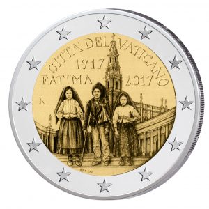 Vatikan 2 Euro-Gedenkmünze 2017 „100 Jahre der Erscheinungen von Fátima“