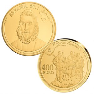 Spanien 400 Euro 2011 „Die größten spanischen Maler IV. - El Greco“, 999er Gold, 27 Gramm, Ø 38mm, PP, im Original-Etui mit Echtheitszertifikat, Auflage: 3.000