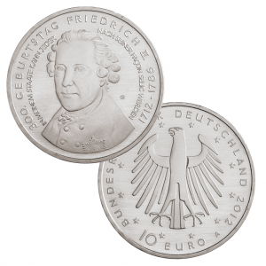 BRD 10 Euro 2012 300. Geburtstag Friedrich der Große, st, Jaeger-Nr. 569