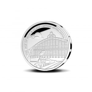 Belgien 10 Euro 2017 „Zentralbahnhof Antwerpen“, 925er Gold, 18,75g, Ø 33mm, im Etui mit Zertifikat, Auflage: 5.000