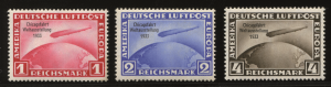 Deutsches Reich Chicagofahrt Weltausstellung 1933, Michel 496 / 498