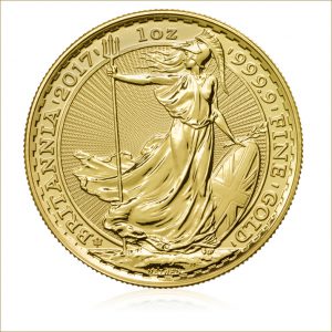 Großbritannien 100 Pfund „Britannia – Jubiläums-Sonderausgabe“, 916,67er Gold, 1 Unze, Ø 32,69mm, Design Motivseite Philip Nathan, Design Portraitseite Jody Clark, mit Privy Mark zum 30jährigen Jubiläum, st, Auflage: 7.030