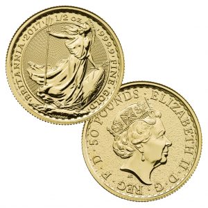 Britannia Goldmünze 1/2 Unze ohne Privy Mark 2017 Grossbritanien