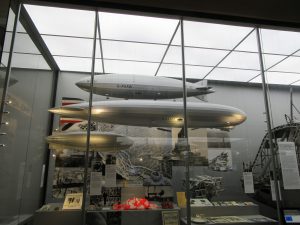 Zeppelin Museum Friedrichshafen, LZ 129 Hindenburg - Vitrine