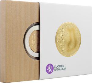 Goldmünzetui 100 Euro Finnland 2017