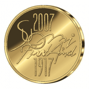 Finnland 100 Euro 2007 »90. Jahrestag Unabhängigkeit«, 917er Gold, 8,5g, Ø 22mm, PP, Auflage: 9.000