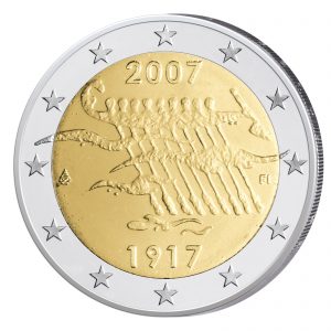 Finnland 2 Euro-Gedenkmünze 2007 "90 Jahre Unabhängigkeit"