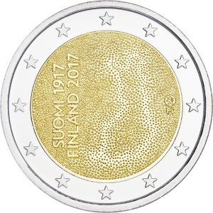 Gedenkmünze 2 Euro 2017 Finnland 100 Jahre Unabhängigkeit Finnlands