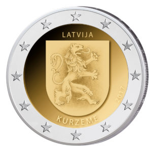 Lettland 2 Euro-Gedenkmünze 2017 „Kurzeme - Kurland“