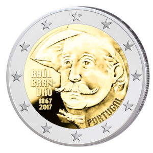 Portugal 2 Euro-Gedenkmünze 2017 – 150. Geburtstag Raul Brandao