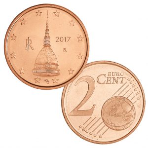 Italien 2 Cent 2017 Motivseite Mole Antonelliana