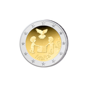 Malta 2 Euro-Gedenkmünze 2017 "Von Kindern mit Solidarität: Frieden"