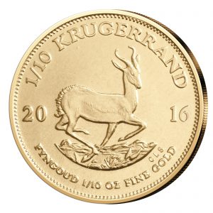 Krügerrand Goldmünze 1/10 Unze 2016 Südafrika