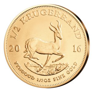 Krügerrand Goldmünze 1/2 Unze 2016 Südafrika