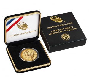 Polierte Platte Goldmünze 100 Dollars aus den USA 2015 American Liberty