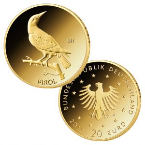 BRD 20 Euro Gold 2017 „Heimische Vögel – der Pirol"