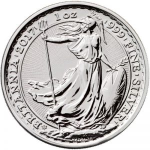 Britannia 1 UNze Silber 2017 mit Jubiläums Privy 