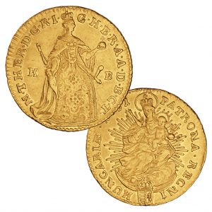 Heiliges Römisches Reich, Maria  Theresia, Dukat 1741-1765, 986er Gold, 3,49g, Ø 23mm