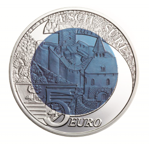 Luxemburg 5 Euro 2010 „Burg Esch-Sauer“