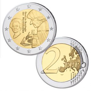 Niederlande 2 Euro-Gedenkmünze 2011 500 Jahre „Lob der Torheit“ des Erasmus von Rotterdam