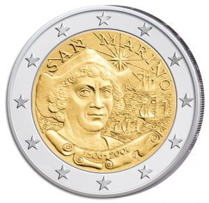 San Marino 2 Euro-Gedenkmünze 2006 500. Todestag von Christoph Kolumbus