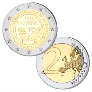 Andorra 2 Euro-Gedenkmünze 2016 150-jähriges Jubiläum der Neuen Reform von 1866