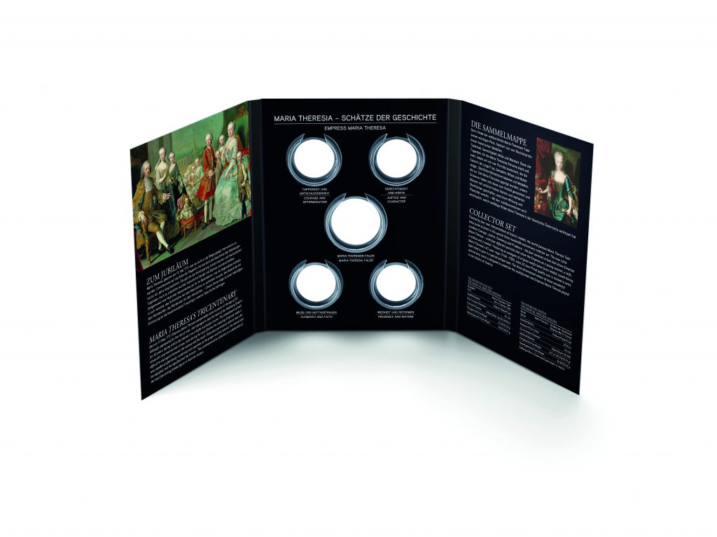 Sammelalbum der Münzen, Serie Maria Theresia - Schätze der Geschichte