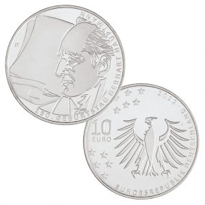 BRD 10 Euro 2012 150. Geburtstag Gerhart Hauptmann