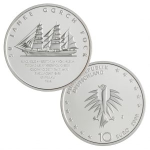 BRD 10 Euro 2008 50 Jahre Gorch Fock