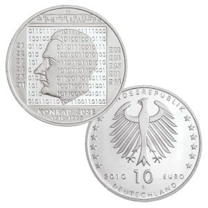 BRD 10 Euro 2010 100. Geburtstag Konrad Zuse