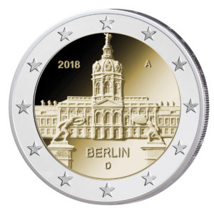 BRD 2 Euro-Gedenkmünze 2018 „Serie Bundesländer – Berlin: Schloss Charlottenburg“, © Münzbild BADV