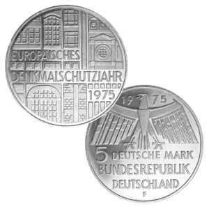 BRD 5 DM 1975 Zum Europäischen Denkmalschutzjahr 1975