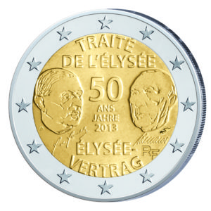 Frankreich 2 Euro-Gedenkmünze 2013 - 50 Jahre Élysée-Vertrag