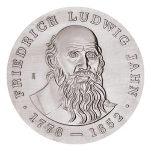 Münze 5 Mark 1977 Deutsche demokratische Republik 125. Todestag Friedrich Ludwig Jahn