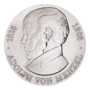 Münze 5 Mark 1980 Deutsche demokratische Republik 75.Todestag Adolph von Menzel
