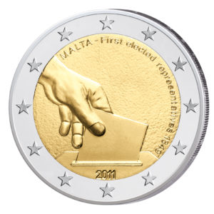 Malta 2 Euro-Gedenkmünze 2011 – Wahl 1849