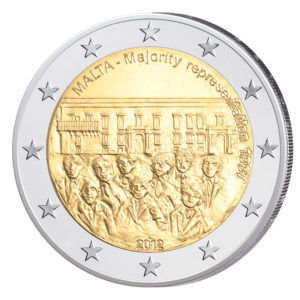 Malta 2 Euro-Gedenkmünze 2012 - Mehrheitswahlrecht 1887