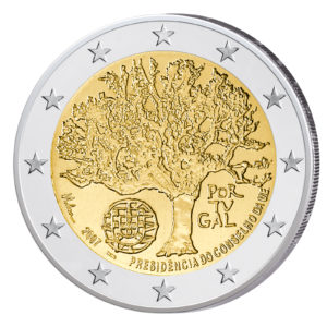 Portugal 2 Euro-Sondermünze 2007 EU-Ratspräsidentschaft