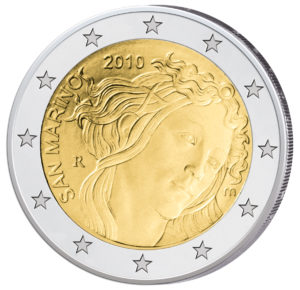 San Marino 2 Euro-Gedenkmünze 2010 – 500. Todestag von Sandro Botticelli