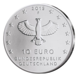 10 Euro Münzen aus Deutschland 2015
